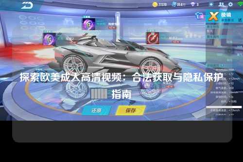 探索欧美成人高清视频：合法获取与隐私保护指南